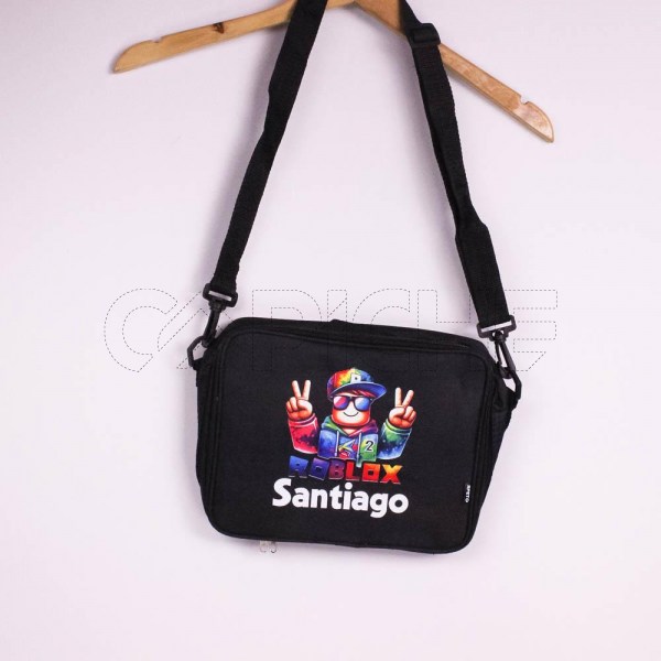 Lancheira Escolar | Roblox | Preta | Santiago