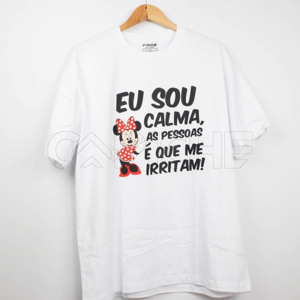 Estampa Impressa T-shirt Oversize Branca L