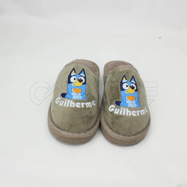 Estampa Impressa Chinelo Guarda Taupe 32-33 Guilherme