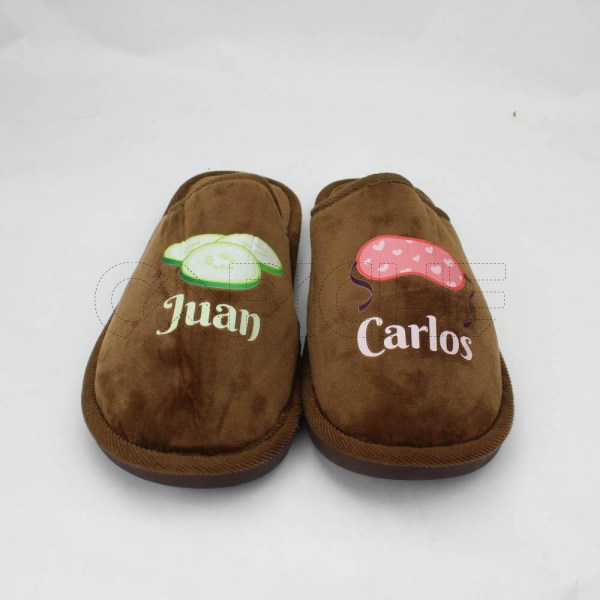 Estampa Impressa Chinelo Guarda Castanho 45 Juan Carlos