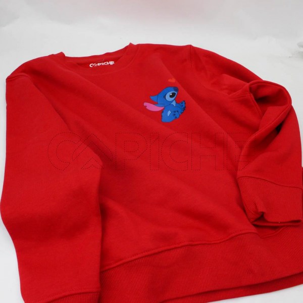 Estampa Impressa Sweater 7-8 Vermelha