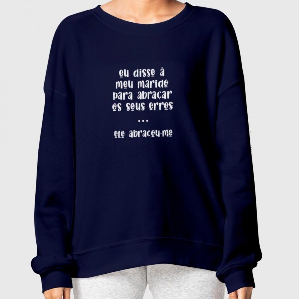 Sweater Abraçar os erros