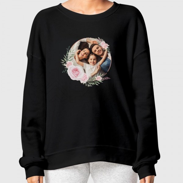 Sweater Floral Foto Personalizável