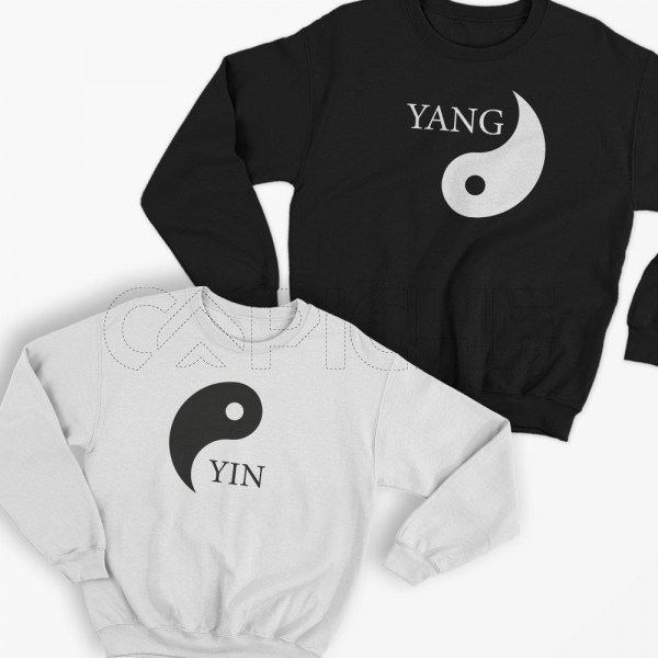 Sweater Casal Yin Yang