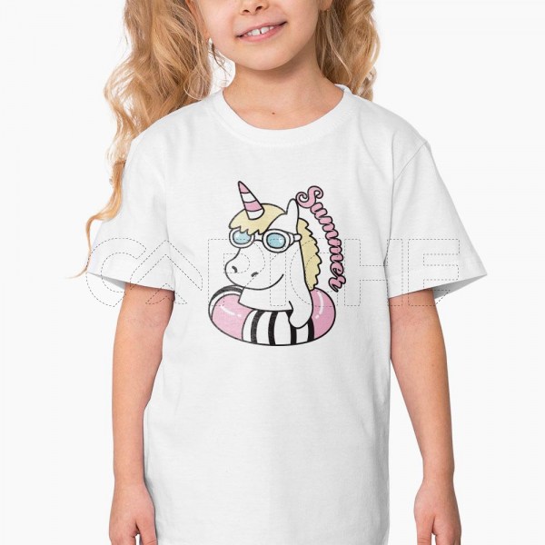 Tshirt Criança Summer Unicorn