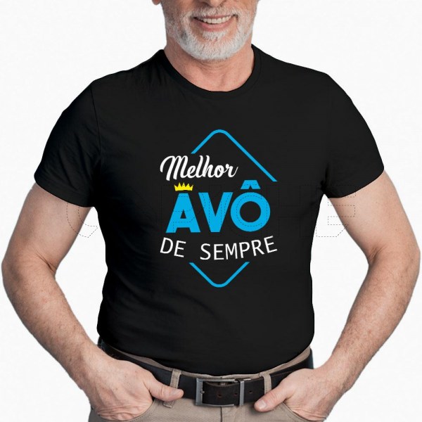 Tshirt Homem Melhor Avô de Sempre