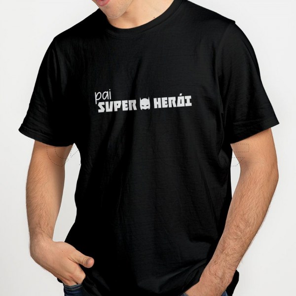 Tshirt Homem Pai Super Herói