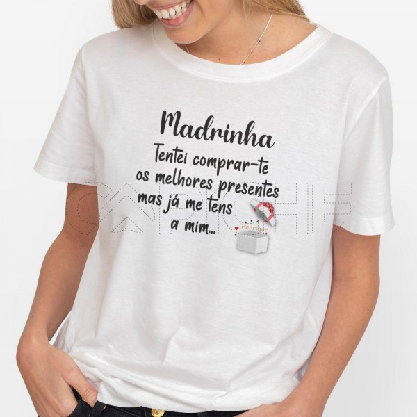 Tshirt Senhora Irmã Presente sou eu