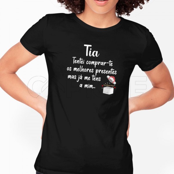 Tshirt Senhora Mãe Presente sou eu