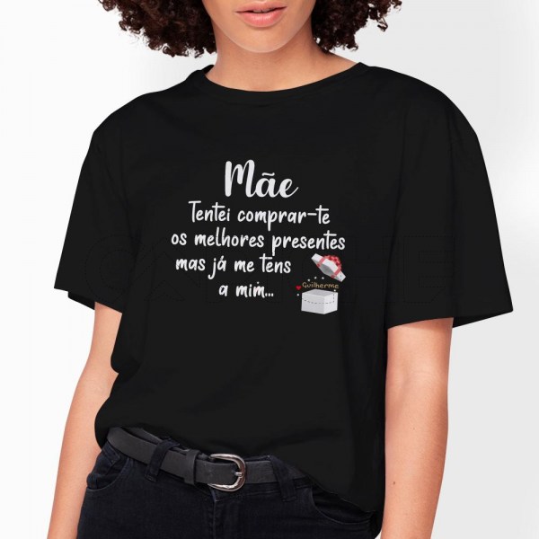 Tshirt Senhora Irmã Presente sou eu