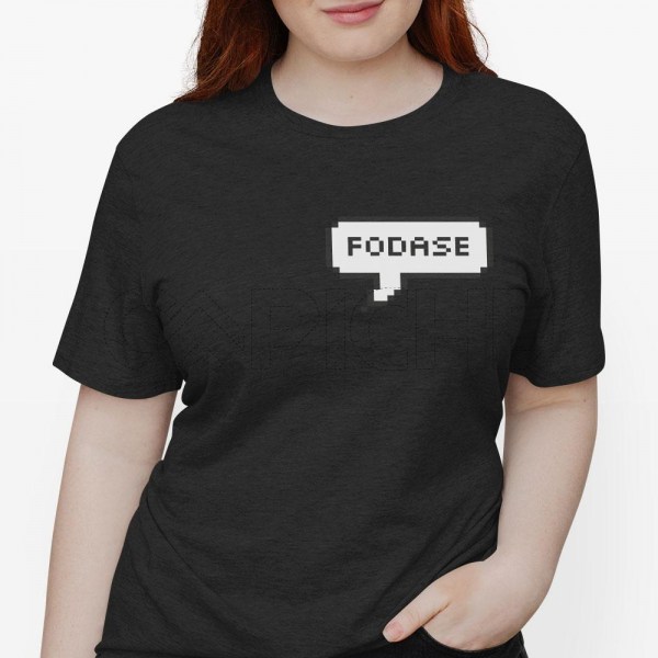 Tshirt Senhora Frase Pixel Personalizável