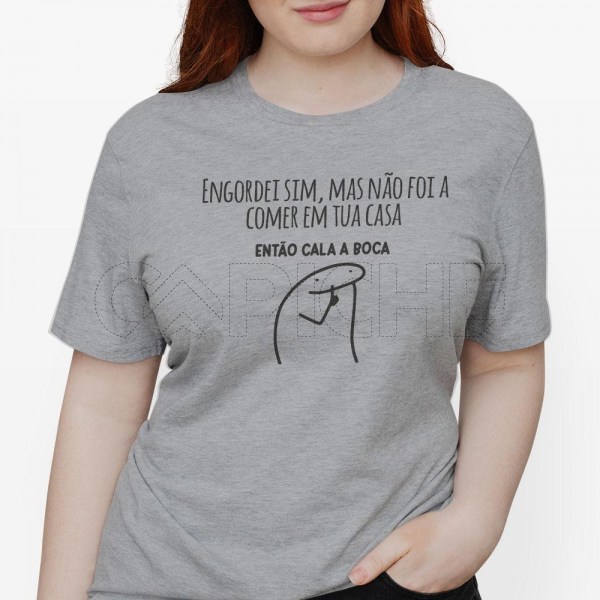 Tshirt Senhora Engordei ? Flork