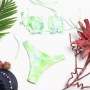 Conjunto bikini Tie Dye Cortina Verde