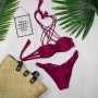 Bikini Aran Bordeaux