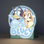 Candeeiros 3D Bluey Nome