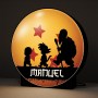 Candeeiro 3D Dragon Ball
