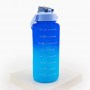 Garrafa água motivadora  2000ml Blue