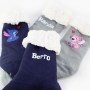 Meias Pantufas Stitch & Angel Casal