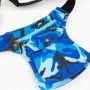 Bolso de cintura militar azul