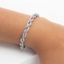 Pulseira em aço Entrançado
