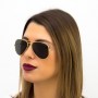 Óculos de sol Aviator Classic Green S