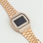 Relógio Digital Sparkle Rose Gold