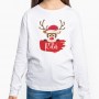 Sweater sem Capuz Criança Rena Personalizável