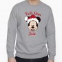 Sweater sem Capuz Mickey Minie Feliz Natal