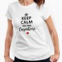 Tshirt Senhora  Keep Calm Profissão